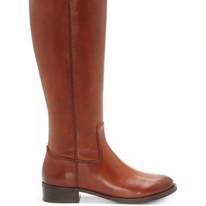 INC Fawne Leather Riding Boots